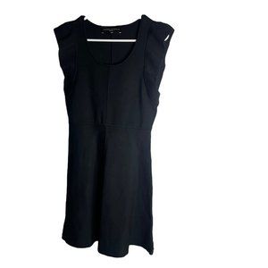 Victoria Beckham for Target Mini A-Line Dress S Black Short Sleeve Ruffle Black
